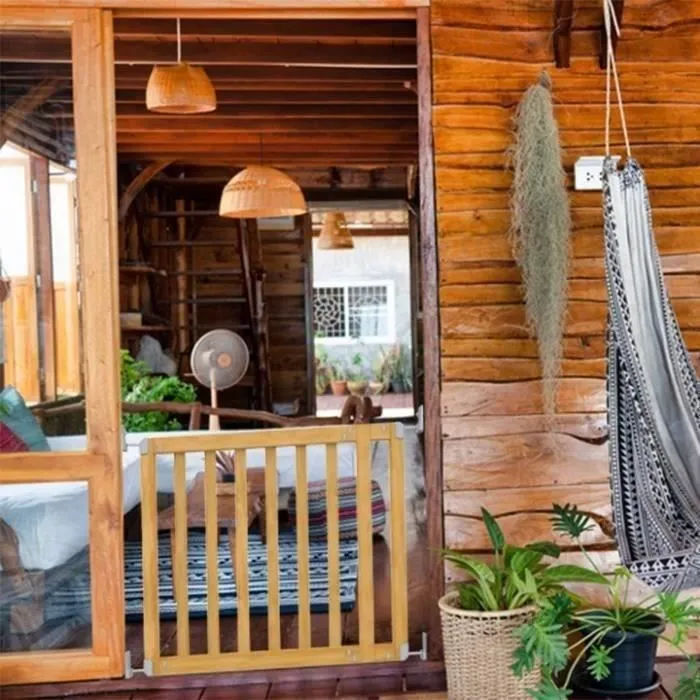 Ingenuity Puerta de Seguridad Infantil ING0074451172715 de 76 a 91 cm, Personalizable, Pintable o Teñible, Fácil de Instalar