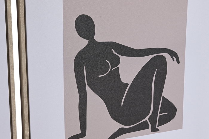 DKD Home Decor Cuadro Beige Negro Lienzo Ps Matisse 2.5 x 60 x 45 cm (8 Unidades)