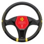 Momo Funda de Volante Fast Black-Yellow 38-39cm