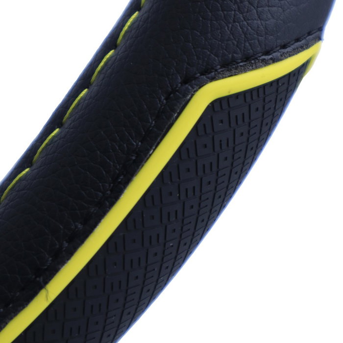 Momo Funda de Volante Fast Black-Yellow 38-39cm