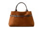 Vince Camuto Bolso Tote Suede Brown Piel de Polivinilo Marrón