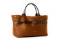 Vince Camuto Bolso Tote Suede Brown Piel de Polivinilo Marrón
