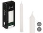 Acorde Set 6 Cirios Blanco 15 cm de Alto, Cera Parafina, Duración 6 Horas, Ideal Decoración (Set de 12)