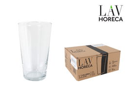 LAV Vaso Cónico 47 cl Olleria, vidrio, 8.5 x 14.5 x 8.5 cm (12 Unidades)