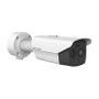 Hikvision DS-2TD2628T-7/QA Cámara IP de Seguridad Térmica Exterior/Interior, Sensor 256 x 192, 35 mK, 24.9 x 18.7°, 6.4 mm, IP67, Visión Nocturna IR 30 m, H.264, 8.5 W PoC