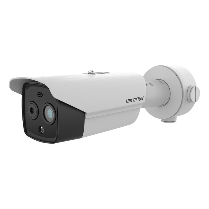 Hikvision DS-2TD2628T-7/QA Cámara IP de Seguridad Térmica Exterior/Interior, Sensor 256 x 192, 35 mK, 24.9 x 18.7°, 6.4 mm, IP67, Visión Nocturna IR 30 m, H.264, 8.5 W PoC Hikvision DS-2TD2628T-7/QA Cámara IP de Seguridad Térmica Exterior/Interior, Sensor 256 x 192, 35 mK, 24.9 x 18.7°, 6.4 mm, IP67, Visión Nocturna IR 30 m, H.264, 8.5 W PoC