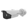 Hikvision DS-2TD2628T-7/QA Cámara IP de Seguridad Térmica Exterior/Interior, Sensor 256 x 192, 35 mK, 24.9 x 18.7°, 6.4 mm, IP67, Visión Nocturna IR 30 m, H.264, 8.5 W PoC
