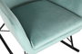 DKD Home Decor Mecedora Verde Jade Negro 90 x 92 x 68 cm