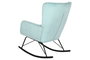 DKD Home Decor Mecedora Verde Jade Negro 90 x 92 x 68 cm