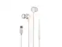 DAEWOO Auricular In-Ear con Cable Tipo C Blanco, Micrófono y Control de Volumen, Compatible con iOS y Android