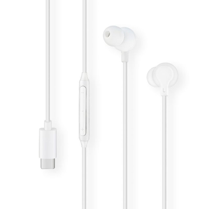 Daewoo Auriculares In-Ear DW2016 Blanco con USB Tipo-C