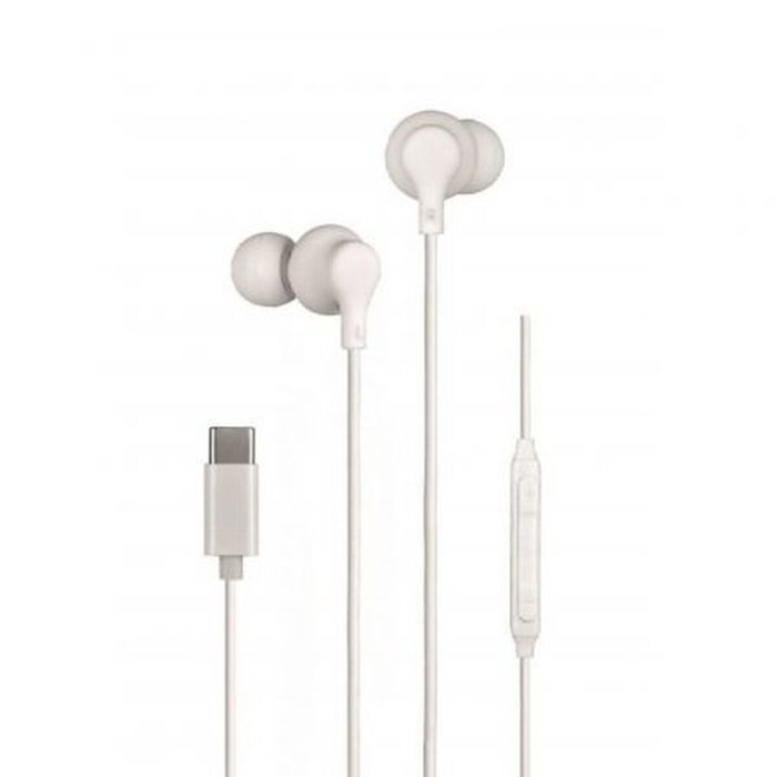 Daewoo DW2016 Auriculares Intrauditivos con Micrófono USB Tipo-C Blanco Daewoo DW2016 Auriculares Intrauditivos con Micrófono USB Tipo-C Blanco