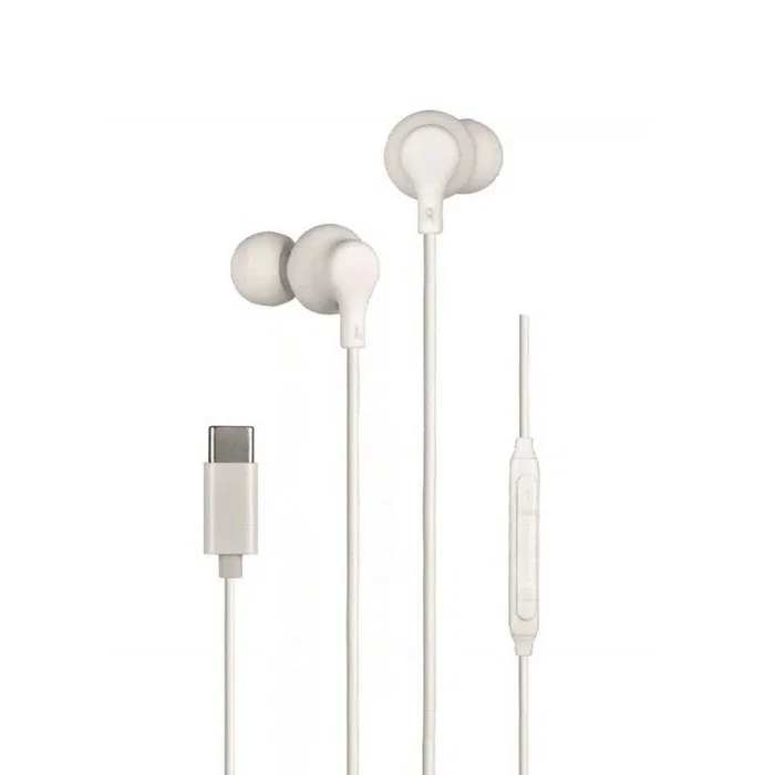 Daewoo DW2016 Auriculares In-Ear con Micrófono USB Tipo-C Color Blanco