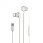 Daewoo DW2016 Auriculares In-Ear con Micrófono USB Tipo-C Color Blanco
