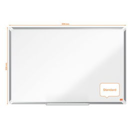 Nobo Pizarra Blanca Premium Plus Magnética de Acero Lacado 900x600 mm
