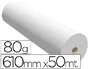 Sprintjet Papel para Plotter Reprografía 610mm x 50m, 80 g/m², Blanco, para Impresión Ink-Jet Monocromo, Rollo de 50 Metros