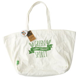 Entre Temps Bolsa Compra Con Bolsillos 100% Algodón