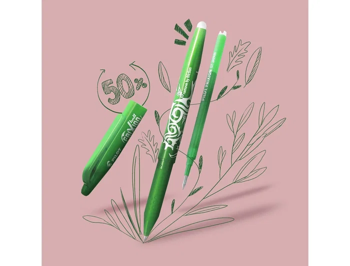 Pilot Recambio Bolígrafo Frixion 0.7 Verde Pack 3 Ud