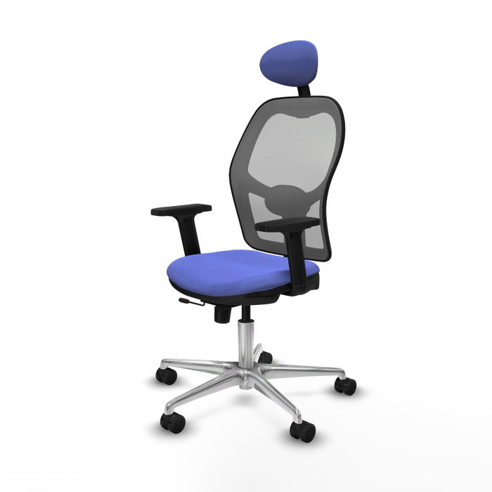 PIQUERAS Y CRESPO Silla de oficina Jorquera Azul claro y Gris
