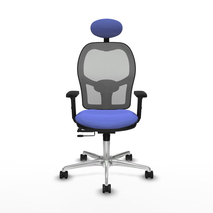 PIQUERAS Y CRESPO Silla de oficina Jorquera Azul claro y Gris