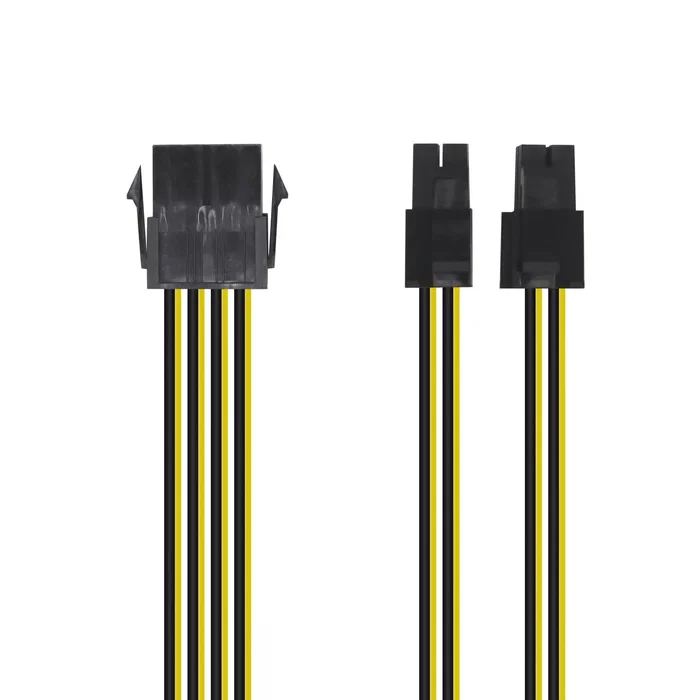 Aisens Cable de Alimentación para Microprocesador 4+4 Pin Macho a 8 Pin Hembra 30cm