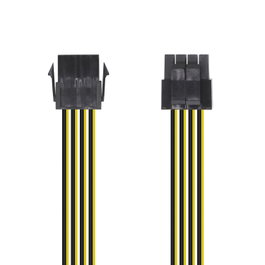 Aisens Cable de Alimentación 8-pin EPS12V a 4+4 pin Macho, 30 cm