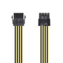 Aisens Cable de Alimentación 8-pin EPS12V a 4+4 pin Macho, 30 cm