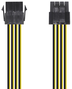 Aisens Cable de Alimentación 8-pin EPS12V a 4+4 pin Macho, 30 cm