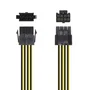 Aisens Cable Alimentación CPU A131 0419, Extensión 8 Pin a 4+4 Pin EPS para Microprocesador, Negro, 30 cm