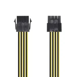 Aisens Cable Alimentación CPU A131 0419, Extensión 8 Pin a 4+4 Pin EPS para Microprocesador, Negro, 30 cm