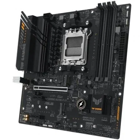 Asus TUF GAMING A620M-PLUS WiFi - Placa Base AMD A620 Socket AM5 (Ryzen 7000/8000/9000) Micro-ATX, DDR5, PCIe 4.0, 2.5GbE, 2x M.2, Aura Sync, 90MB1EZ0-M0EAY0