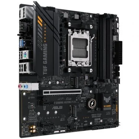 Asus TUF GAMING A620M-PLUS WiFi - Placa Base AMD A620 Socket AM5 (Ryzen 7000/8000/9000) Micro-ATX, DDR5, PCIe 4.0, 2.5GbE, 2x M.2, Aura Sync, 90MB1EZ0-M0EAY0