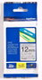 Brother Cinta Laminada TZe-M931 Negro sobre Plata 12mm