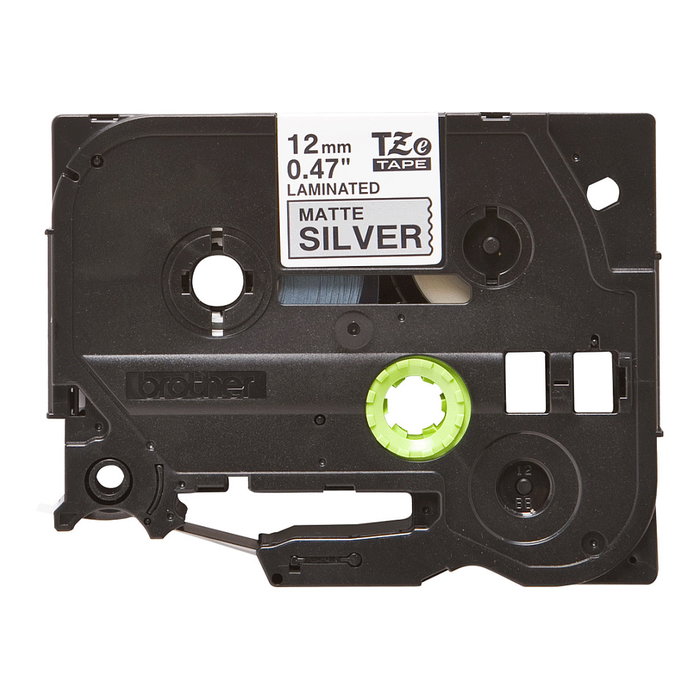 Brother Cinta Laminada TZe-M931 Negro sobre Plata 12mm Brother Cinta Laminada TZe-M931 Negro sobre Plata 12mm