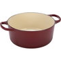 Le Creuset Signature Casserole redonda de 24 cm garnet