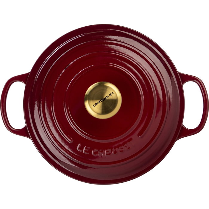 Le Creuset Signature Casserole redonda de 24 cm garnet Le Creuset Signature Casserole redonda de 24 cm garnet