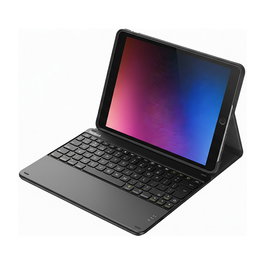 Inateck Funda con Teclado QWERTZ Negro para iPad 10.2" y iPad Pro 10.5" - Teclado Bluetooth para iPad