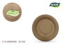 Algon Set 10 Platos de Cartón Kraft 23 cm (18 Unidades)