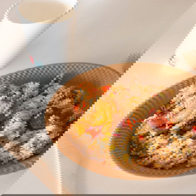 Algon Set 10 Platos de Cartón Kraft 23 cm (18 Unidades)