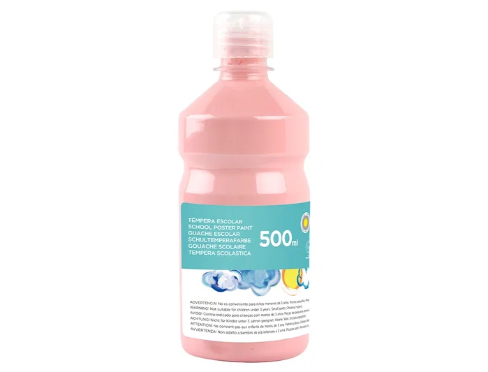 Liderpapel Tempera Liquida Escolar 500 ml Rosa