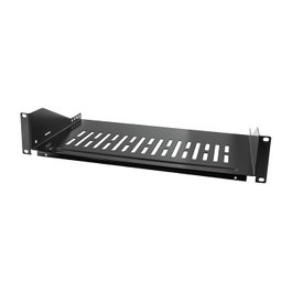 LogiLink SF2C45B Estante de montaje fijo 19 pulg 2HE Negro