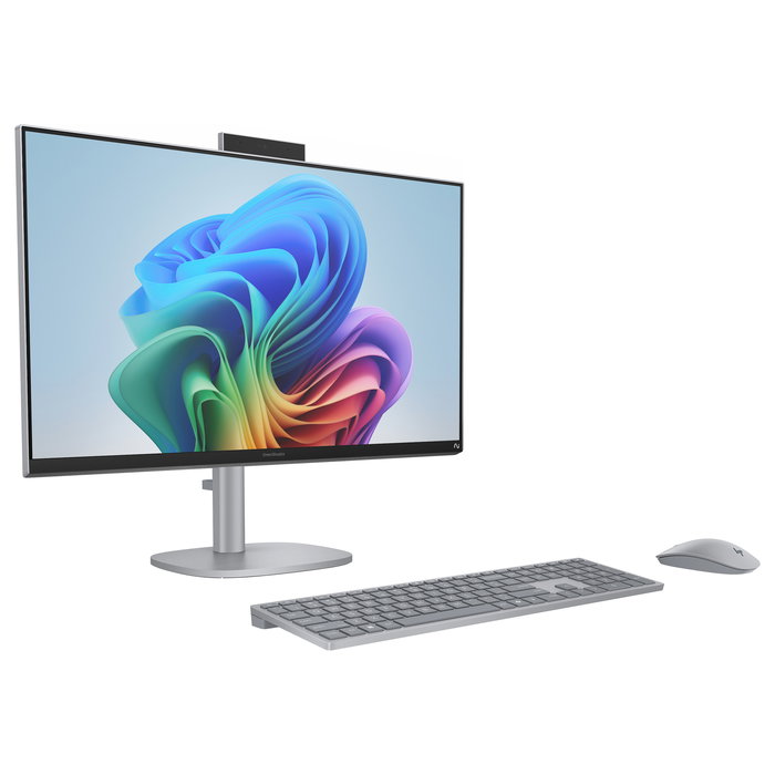 HP OmniStudio X 27-cs1470ng - PC Todo-en-uno 27" UHD, Core Ultra 7 258V, 32GB RAM, 1TB SSD, Windows 11 (BX9J0EA#ABD, Silber/Plateado)