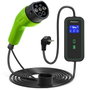 Qoltec Cargador móvil para vehículos eléctricos EV 2 en 1 Tipo 2 3.5kW Wi-Fi LCD 5m