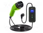 Qoltec Cargador móvil para vehículos eléctricos EV 2 en 1 Tipo 2 3.5kW Wi-Fi LCD 5m