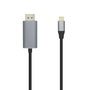 Aisens Cable Conversor USB-C a DisplayPort 4K@60Hz, 1.8m, Negro