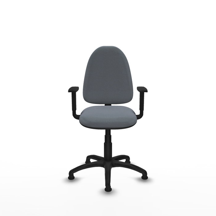 PIQUERAS Y CRESPO Silla de oficina Aýna Gris con Brazos 1D