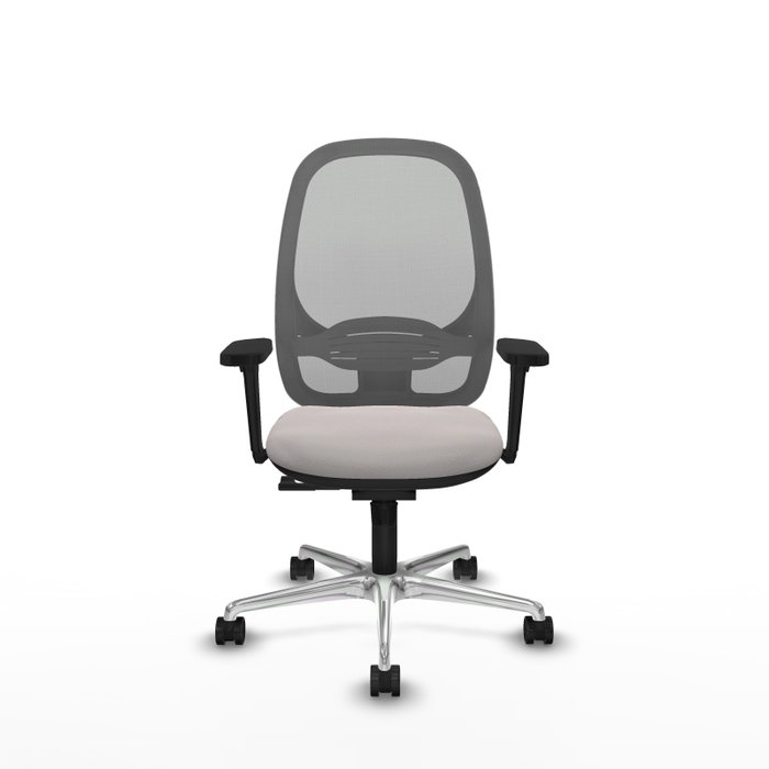 PIQUERAS Y CRESPO Silla de oficina Cilanco Blanco y Gris