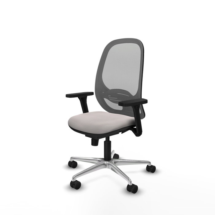 PIQUERAS Y CRESPO Silla de oficina Cilanco Blanco y Gris