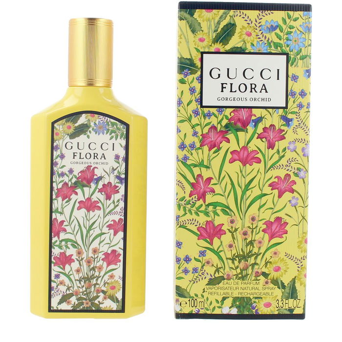 Gucci FLORA Gorgeous Orchid Eau de Parfum 100 ml - Fragancia Gourmand Floral Ozónica para Mujer