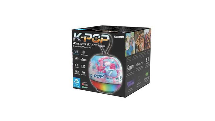 Cefa Altavoz Portátil Bluetooth K-Pop con Luces LED